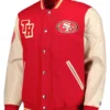 Tommy Hilfiger Scarlet 49ers Varsity Jacket