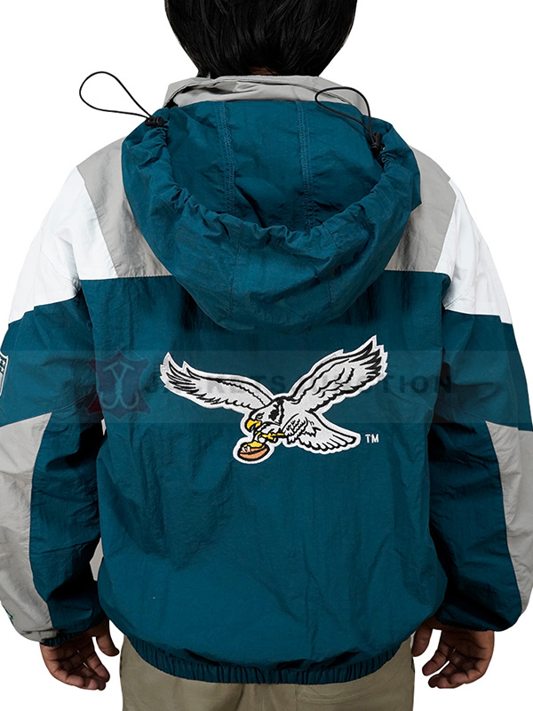 Vintage 90s Eagles Starter Half Zip Jacket