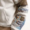 patchwork hoodie abercrombie