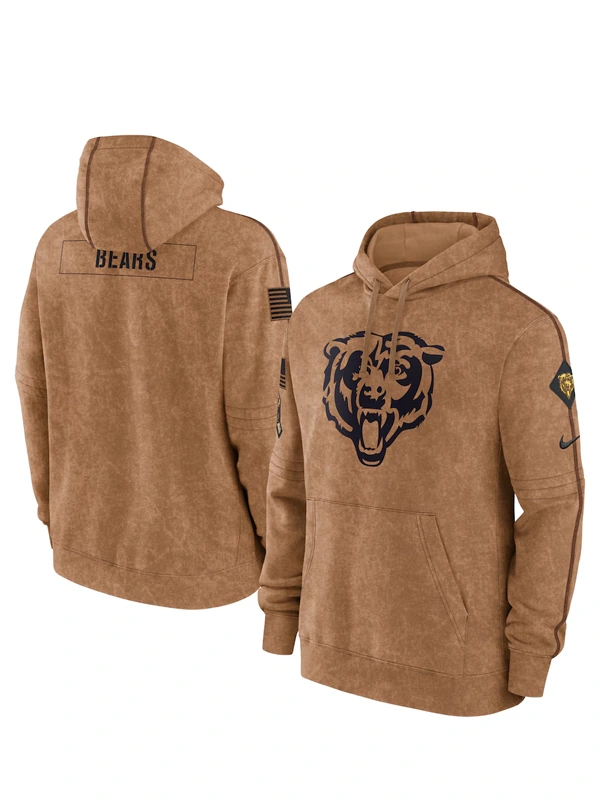 2023 Chicago Bears Salute To Service Hoodie