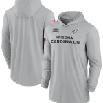 2024 Arizona Cardinals Salute to Service Long Sleeve Hooded T-Shirt