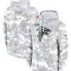 2024 Atlanta Falcons Arctic Camo Salute to Service Hoodie