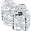 2024 Buffalo Bills Arctic Camo Salute to Service Hoodie