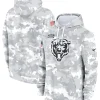 2024 Chicago Bears Arctic Camo Salute to Service Hoodie