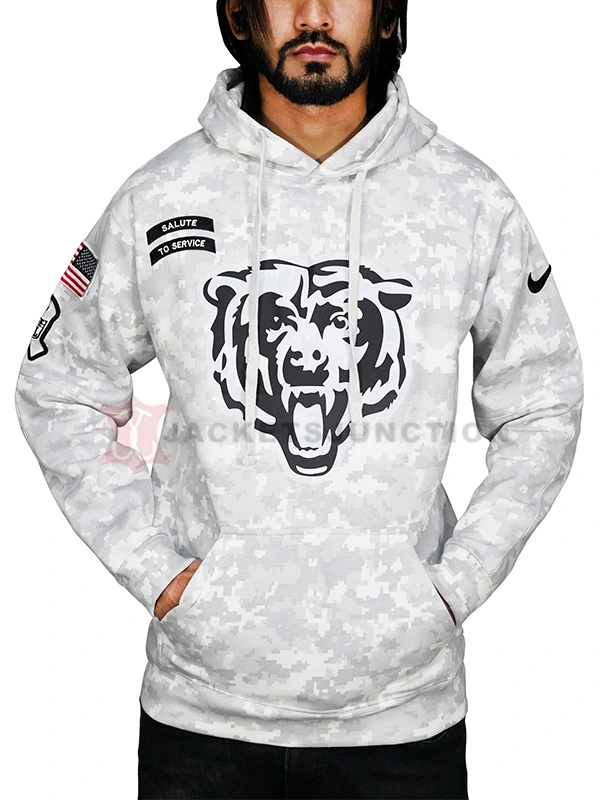 2024 Chicago Bears Camo Hoodie