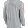 2024 Cincinnati Bengals Salute to Service Gray Long Sleeve Hooded T-Shirt