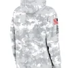 2024 Dallas Cowboys Arctic Camo Salute to Service Club Grey Hoodie