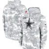 2024 Dallas Cowboys Arctic Camo Salute to Service Hoodie