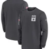 2024 Dallas Cowboys Salute To Service Black Long Sleeve T-Shirt