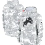 2024 Detroit Lions Arctic Camo Salute to Service Hoodie