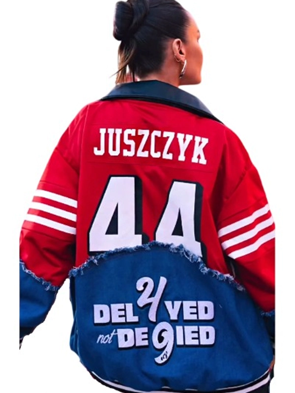 2024 Kristin Juszczyk 49ers Delayed not Denied Jacket