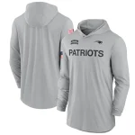 2024 New England Patriots Salute to Service Long Sleeve Hooded T-Shirt