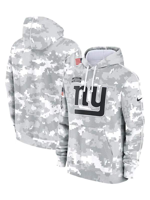 2024 New York Giants Arctic Camo Salute to Service Hoodie