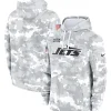 2024 New York Jets Arctic Camo Salute to Service Hoodie