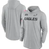 2024 Philadelphia Eagles Salute to Service Long Sleeve Hooded T-Shirt