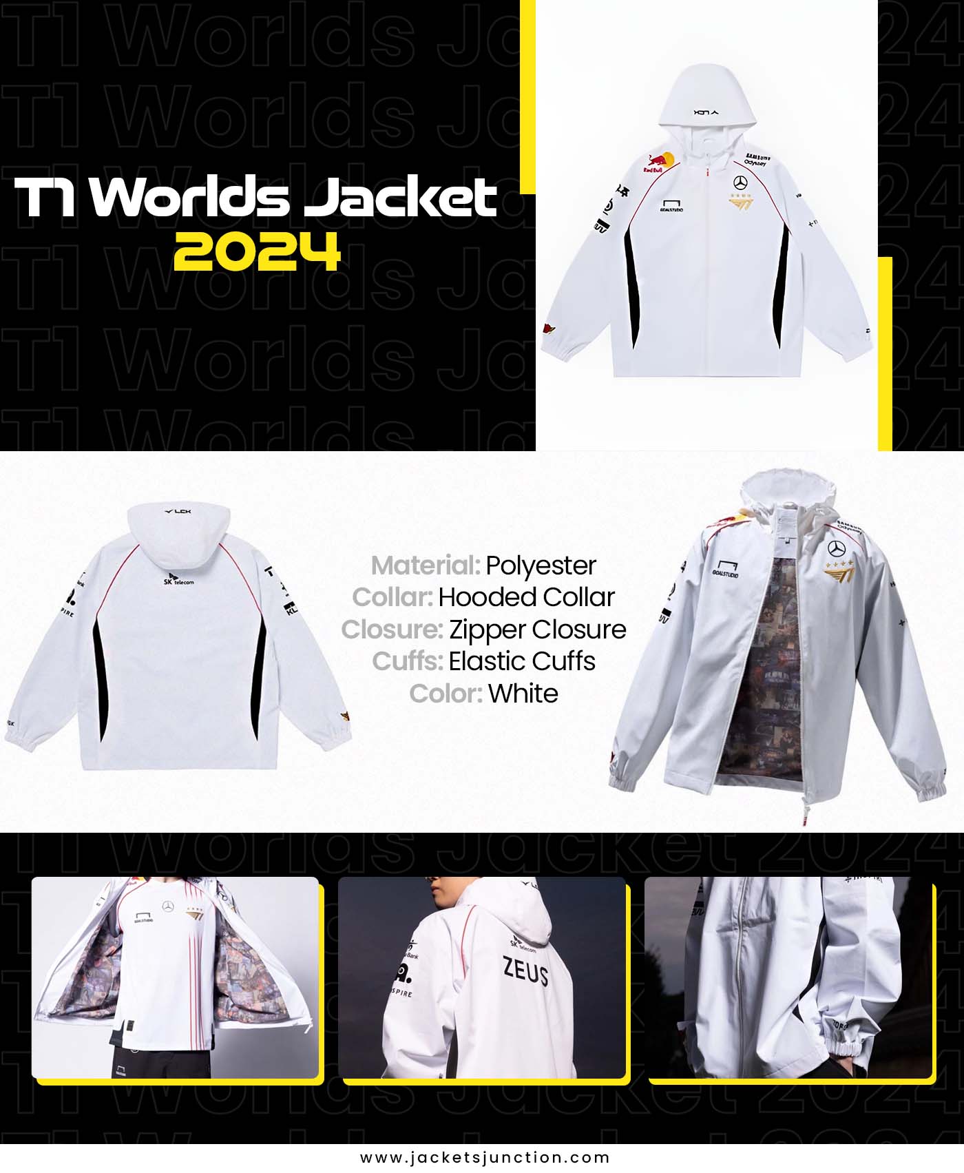 2024 t1 worlds uniform jacket