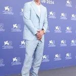 81st Venice International Film Festival Brad Pitt Blue Suit