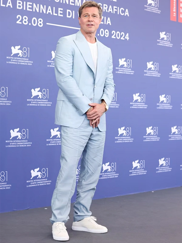 81st Venice International Film Festival Brad Pitt Suit