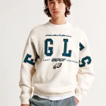 Philadelphia Eagles Graphic Crew Sweatshirt