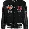 Amiri Logo-Patch Varsity Jacket