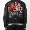 Amiri Logo-Patch Varsity Jacket Black