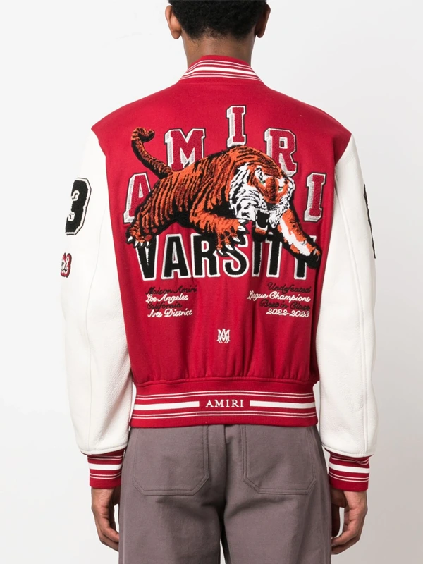 Amiri Varsity Jacket Red