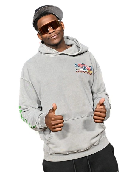 Anthony Edwards Pit Crew Hoodie Grey