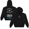 Born x Raised Black Philadelphia Eagles Chrome Rocker Hoodie