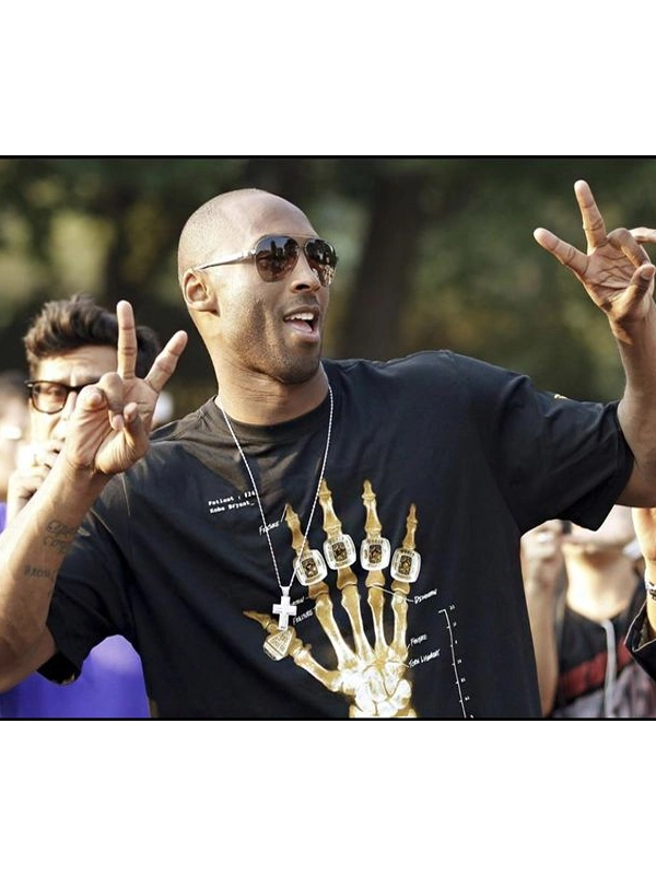 Kobe bryant skeleton hand shirt online