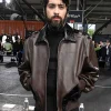 Brown-Leather-Jacket-Zayn-Malik