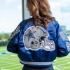 By Way of Dallas Blue Varsity Jacket