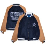 By Way of Dallas Cowboys Letterman Full-Snap Jacket