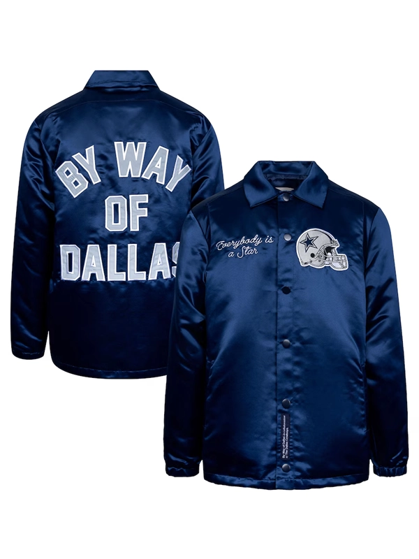 By Way of Dallas Cowboys Reflective Coaches Full-Snap Jacket