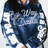 By Way of Dallas Cowboys Varsity Jacket Blue