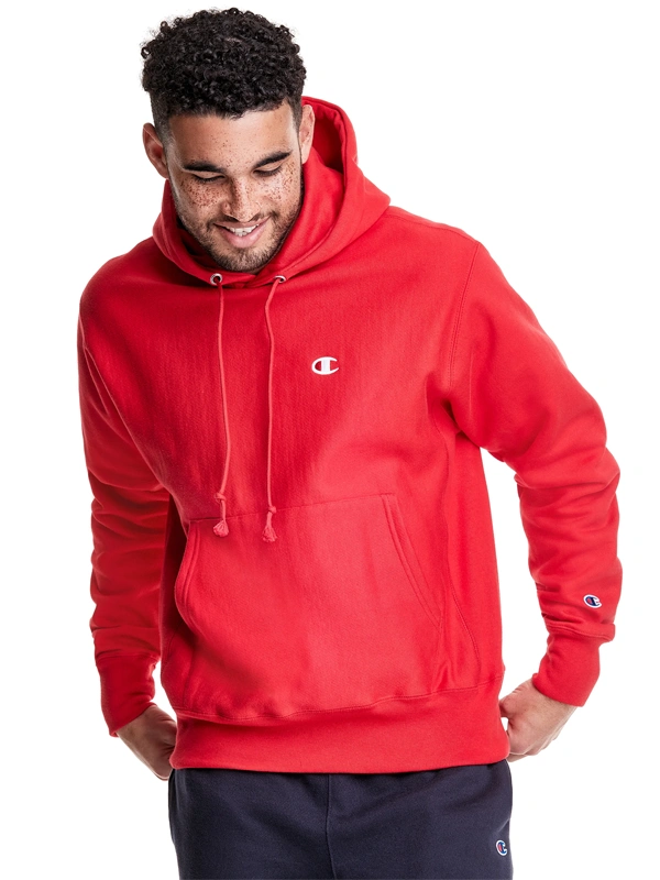 Champion Reverse Weave Hoodie Red