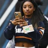 Chicago Bears Simone Biles Blue Sweater