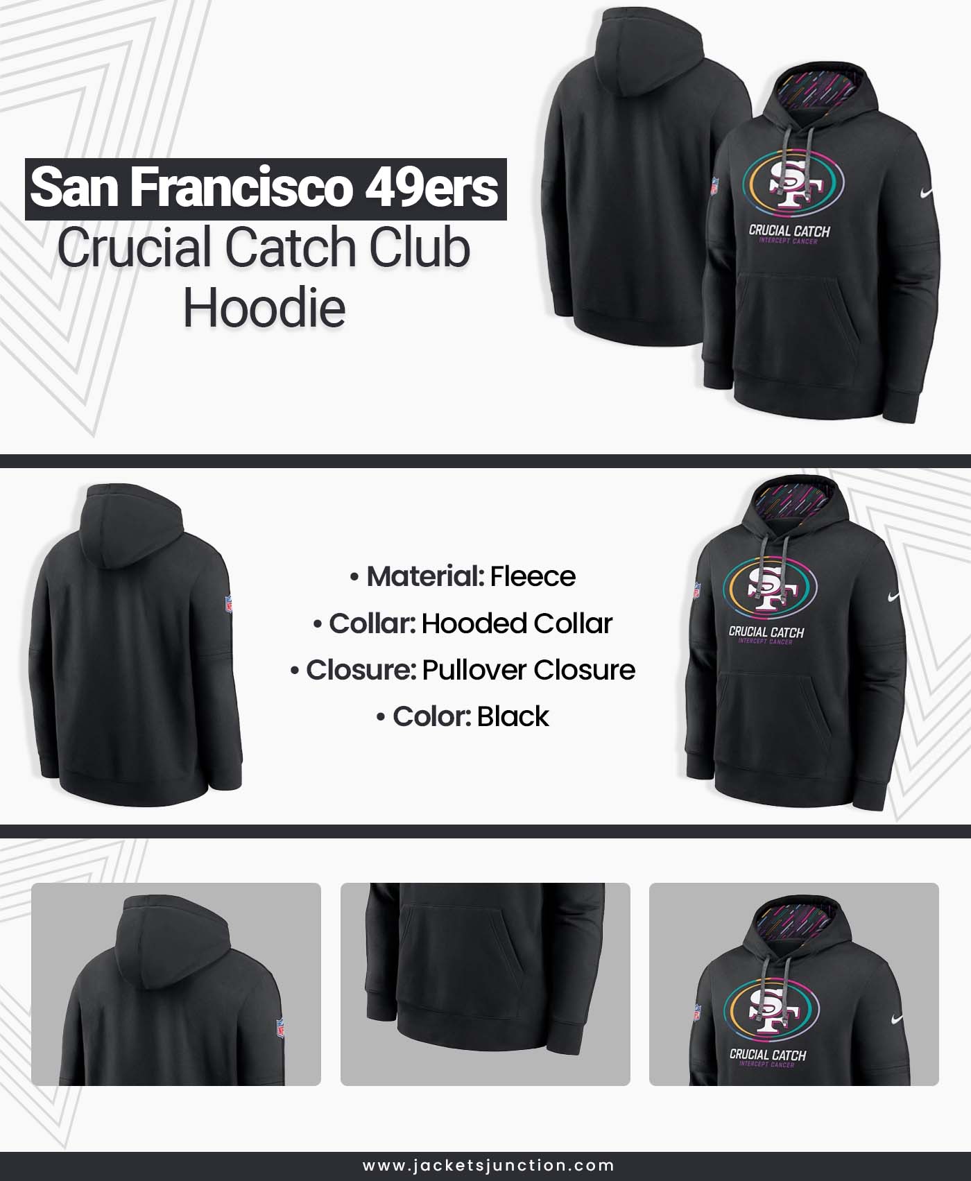 Crucial Catch 49ers Hoodie