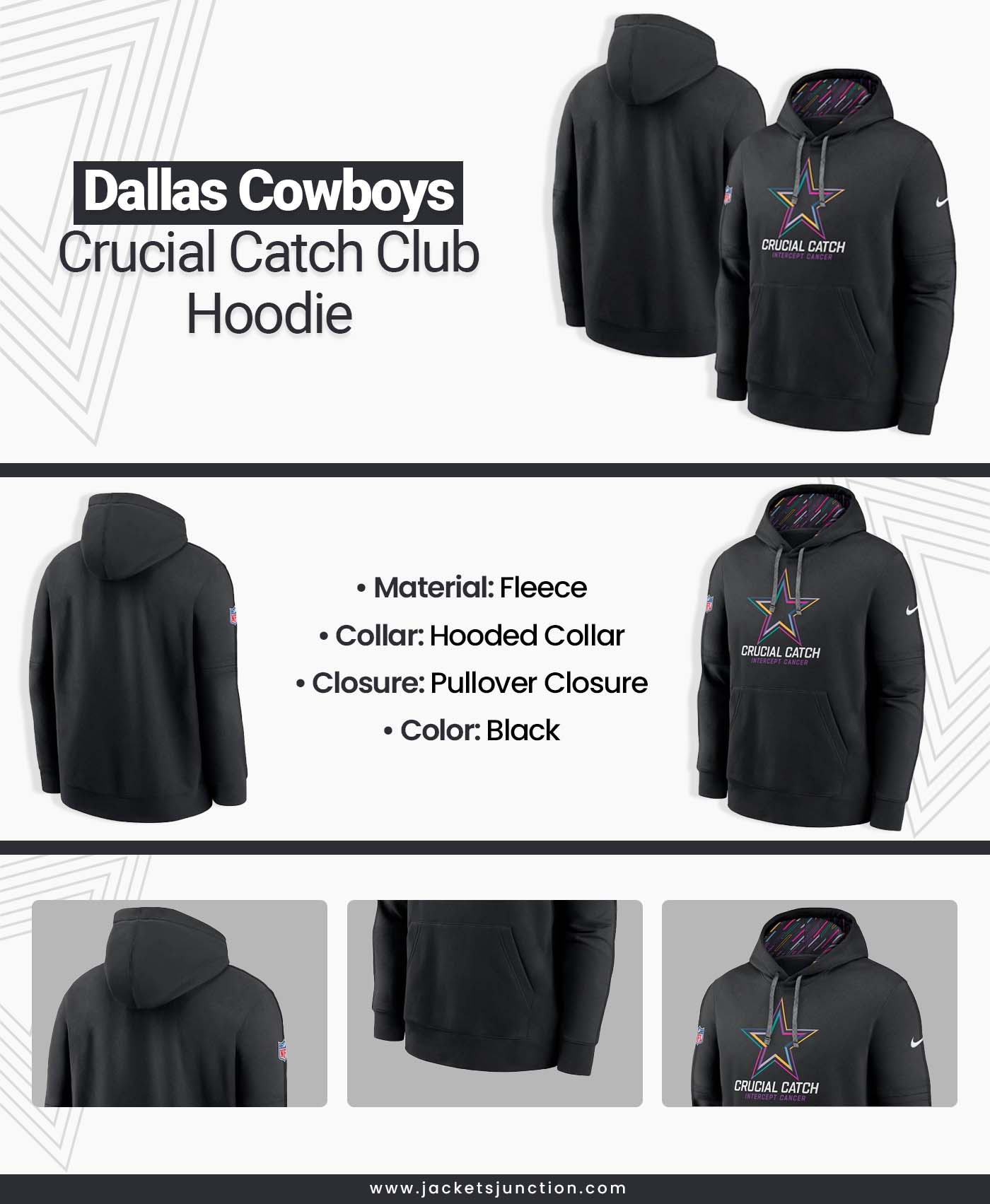 Dallas cowboys crucial catch hoodie online