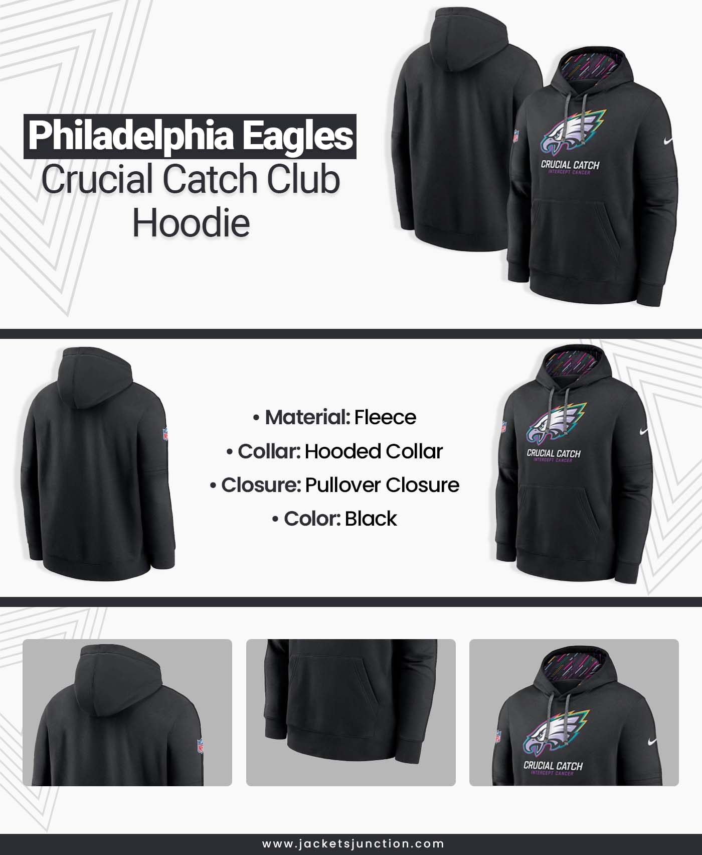 Crucial Catch Eagles Hoodie