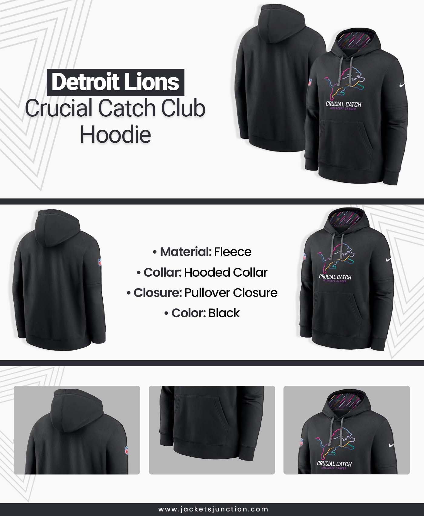 Crucial Catch Lions Hoodie