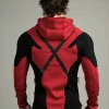 Deadpool Performance Hoodie Red and Black