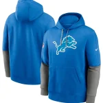 Detroit Lions 2024 Sideline Club Pullover Hoodie