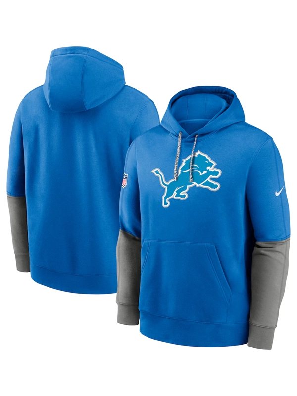 Detroit Lions 2024 Sideline Club Pullover Hoodie