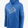 Detroit Lions Club Logo Pullover Hoodie