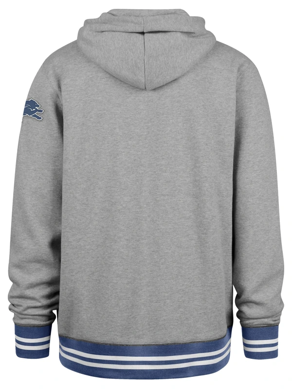 Detroit Lions Grey Pullover Hoodie