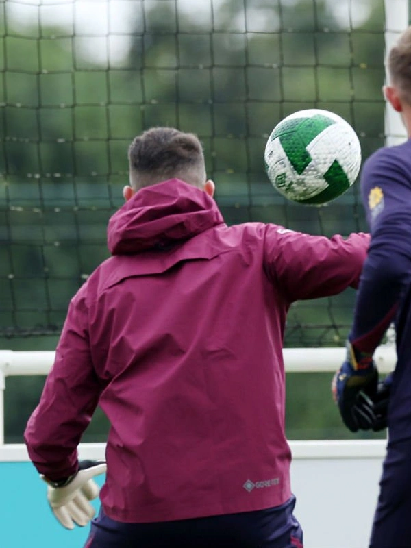 England Maroon Training Jacket Euro 2024