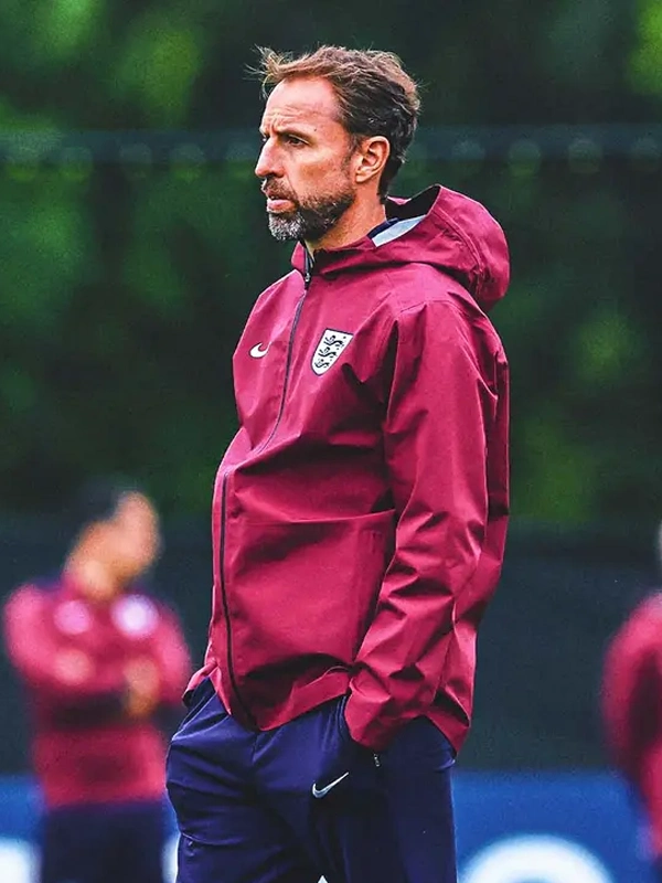 Euro 2024 England Maroon Training Jacket