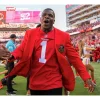 Frank Gore 49ers Hall of Fame Red Induction Blazer