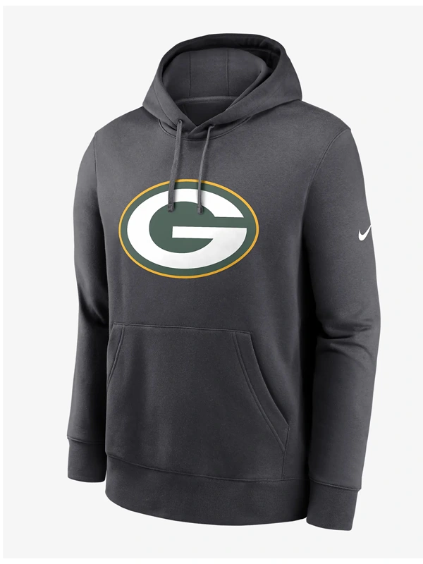 Green Bay Packers Club Logo Pullover Hoodie