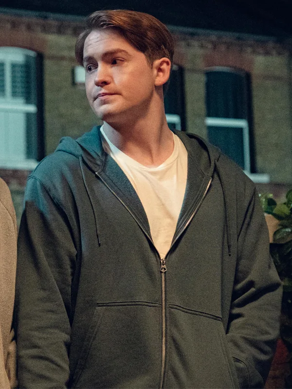 Heartstopper S03 Kit Connor Zip-Up Hoodie